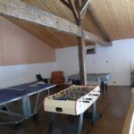 Mezzanine level in barn