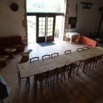 Use the barn for dining or playing games