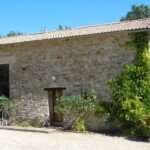 The barn and courtyard