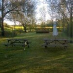 Large private garden